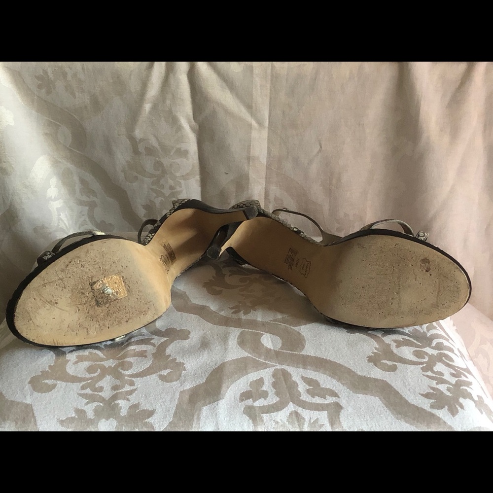Tory Burch Snake Heels Shoes Worn Once! SZ 10M - Picture 3 of 5